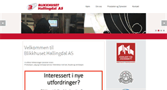 Desktop Screenshot of hallingblikk.no